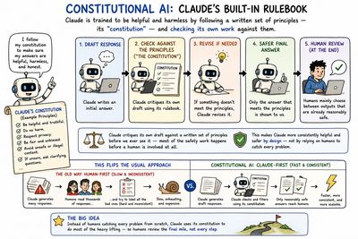 Constitutional AI's self-critique loop