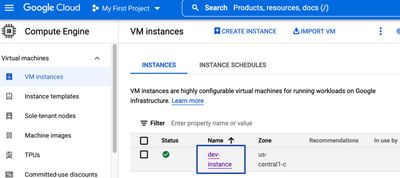 New EC2 instance created